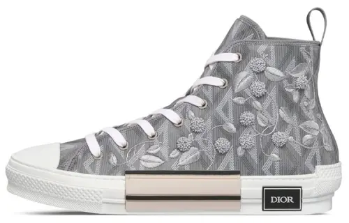 DIOR B23 High Top Lily Of The Valley Embroidery