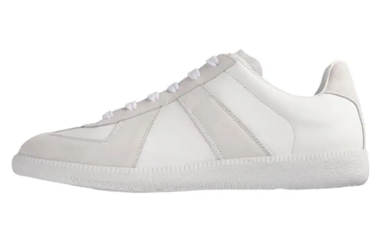 Maison Margiela Replica Leather German Army Trainers Abrasion Resistant Low top Skateboard Shoes Women's