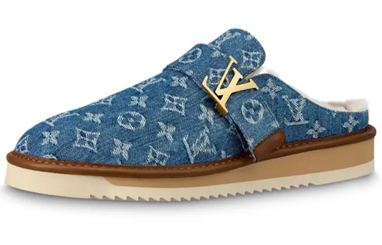 LOUIS VUITTON X Nigo Cosy Mules 'Denim Monogram'