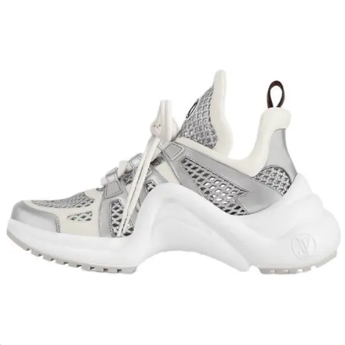 LOUIS VUITTON LV Archlight Low top Casual Shoes 5cm Women's Silver