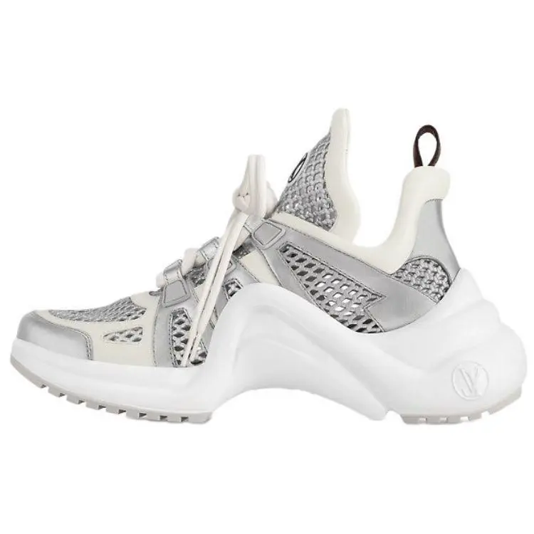 LOUIS VUITTON LV Archlight Low top Casual Shoes 5cm Women's Silver