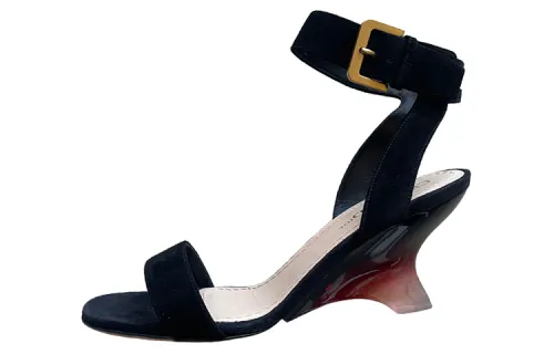 DIOR One Strap Sandals Women's Black