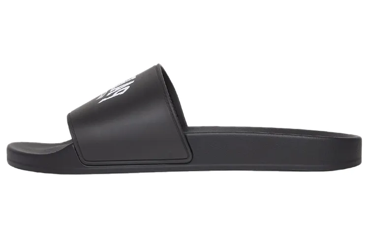 Balenciaga PARIS Slide Slippers Women's Black