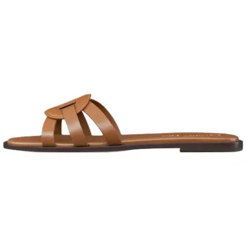 DIOR D Club Slide Slippers Women's Camel