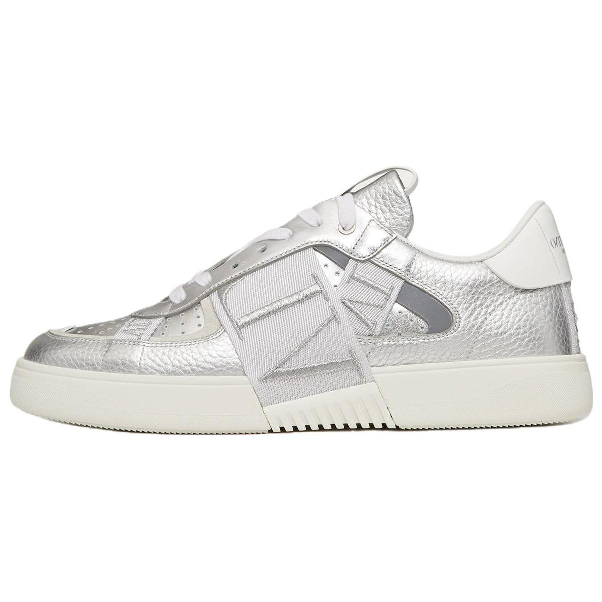 Мужские кеды Valentino VL7N Garavani (серебристые)