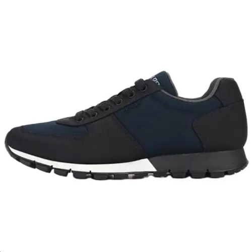 PRADA Pocono Low top Casual Shoes Men's Dark Blue