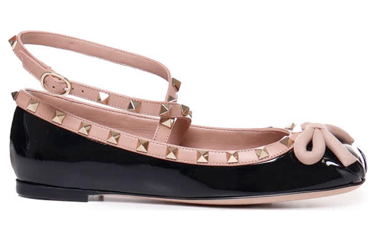 Женские туфли Valentino Rockstud (черные) — фото 2
