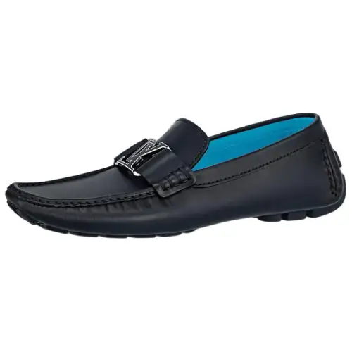 LOUIS VUITTON Monte Carlo Loafers Men's Black