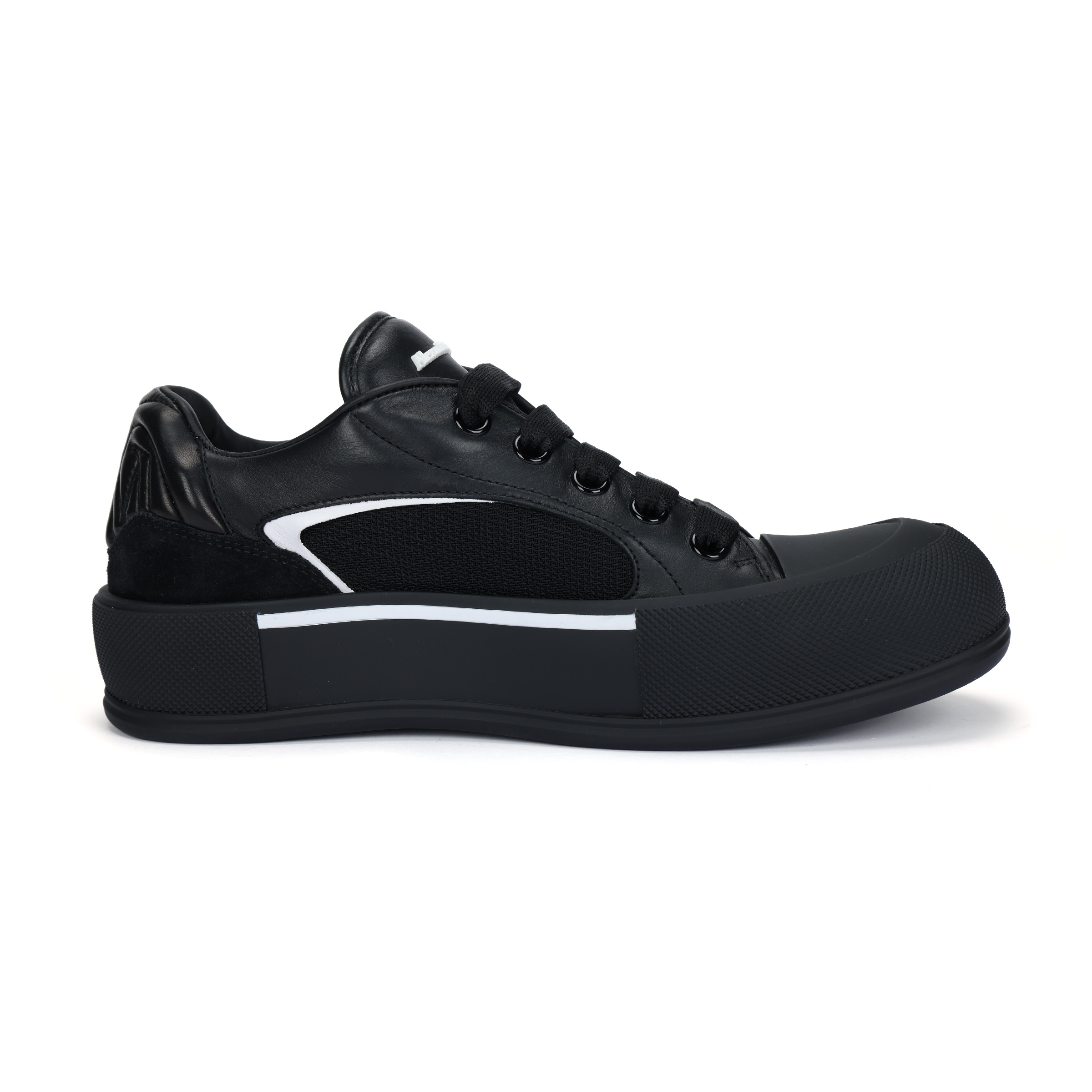 Alexander McQueen Skate Deck Plimsoll Lace Up Sneakers