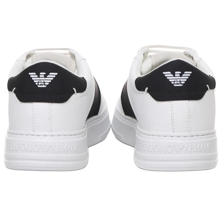 EMPORIO ARMANI Logo-stripe Low-top Sneakers