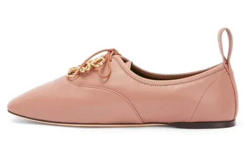 LOEWE Anagram Sheepskin Women's Casual Shoes Women's Pink