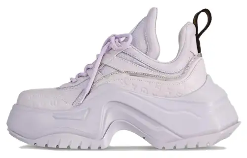 LOUIS VUITTON Archlight Leather Low top Casual Shoes Women's Purple