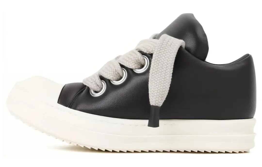 RICK OWENS Jumbo Laces Black Sneakers Women's
