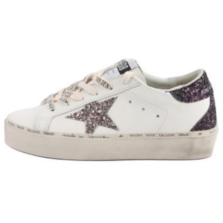 Женские кеды Golden Goose Hi Star (белые)