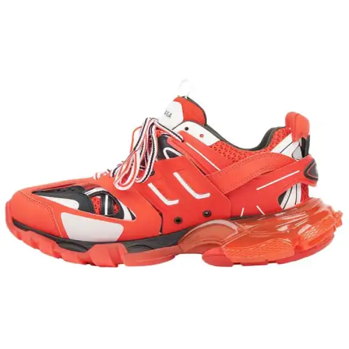 Balenciaga Track Clear Sole Red