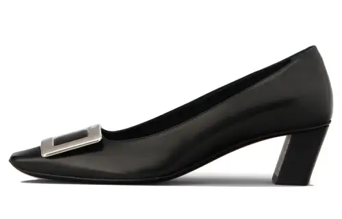 Roger Vivier Belle Vivier Buckle Square Toe Pumps