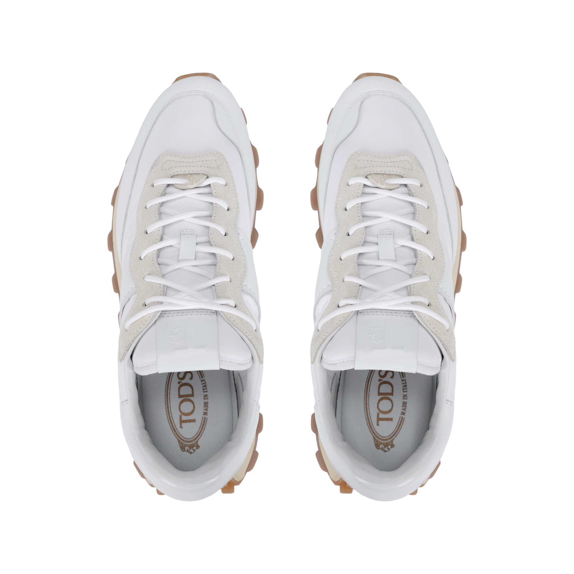 TOD'S Panelled Lace Up Sneakers