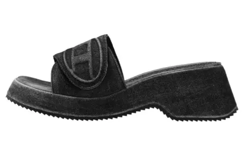 DIESEL Sa-Oval D Pf W Denim Sandals