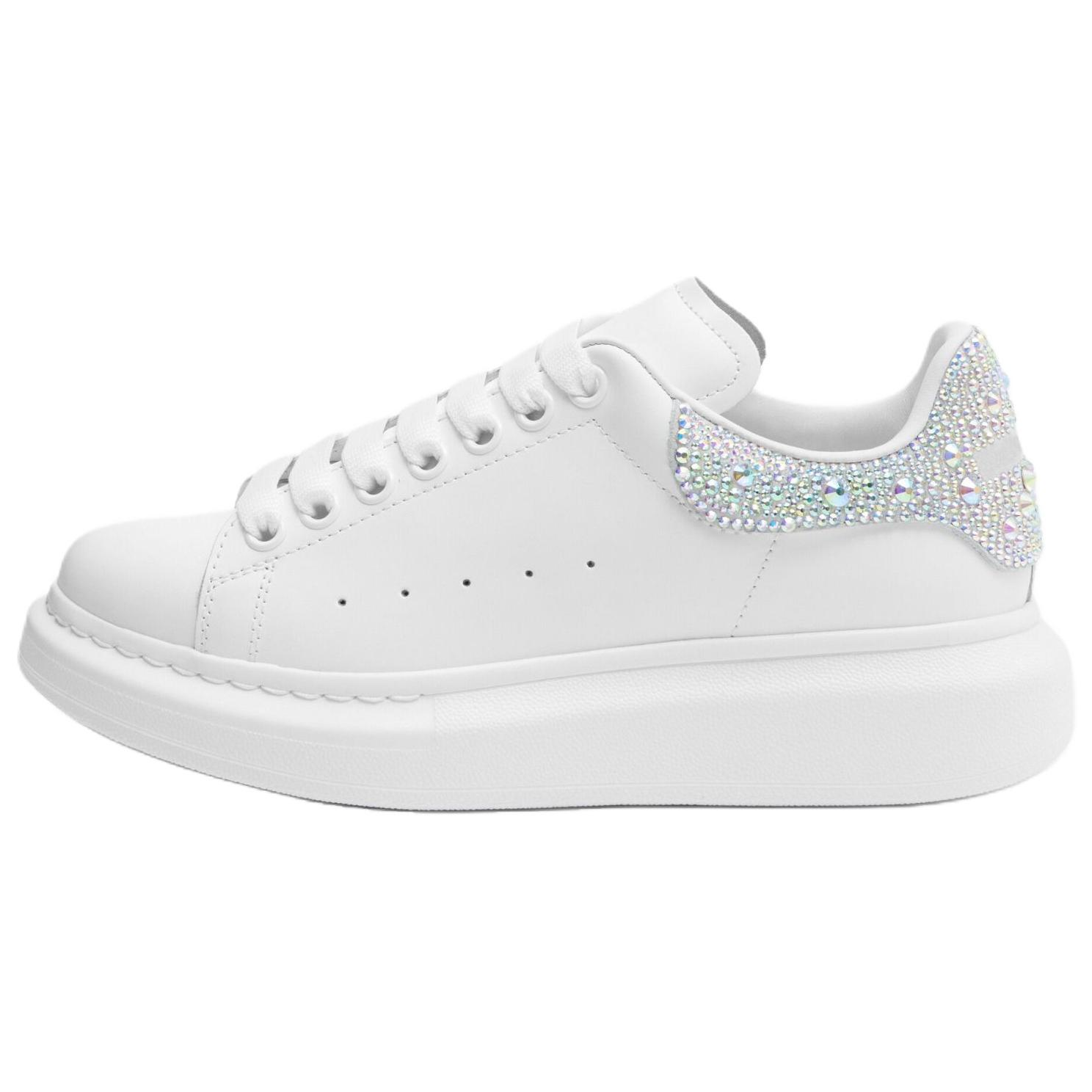 Женские кеды Alexander McQueen Oversized Sneaker (белые)