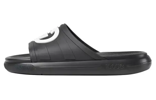 GUCCI Interlocking Slide Slippers Men's Black