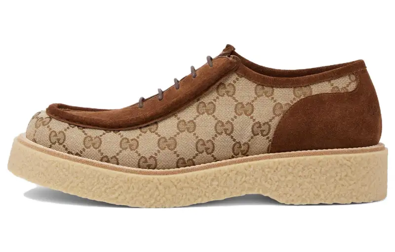 Gucci Gg Supreme Lace-up 'Brown'