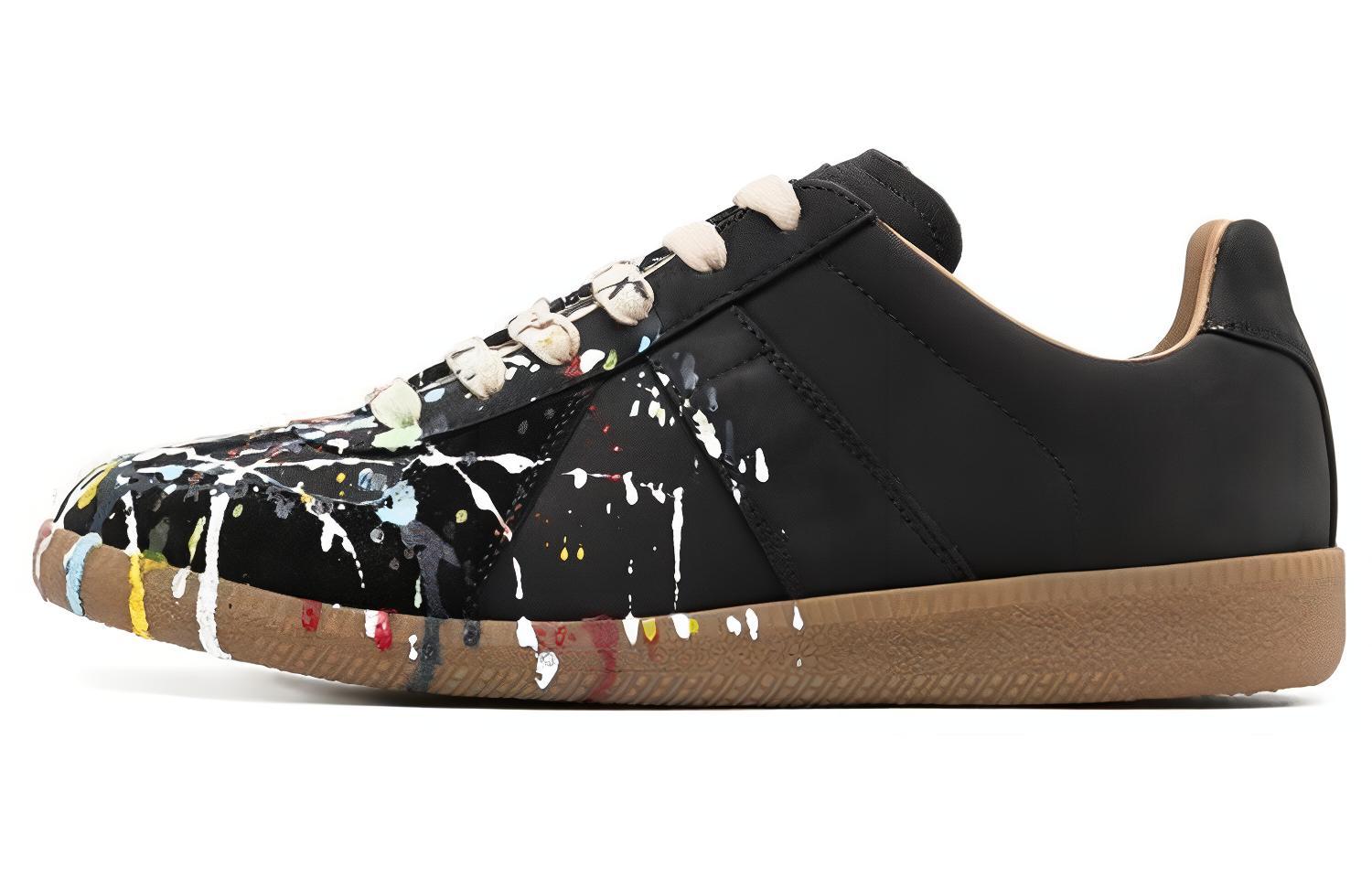 Женские кеды Maison Margiela Replica (черные)