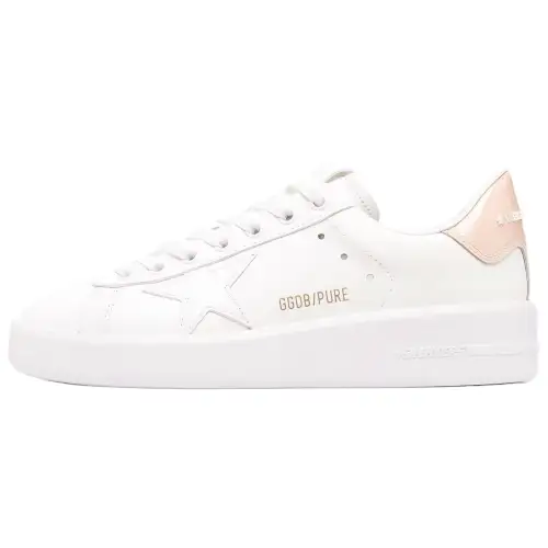Golden Goose Purestar Low top Stylish Skateboarding Shoes Women's White