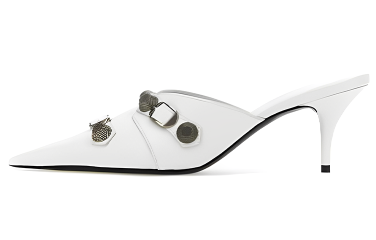 Женские сабо Balenciaga Sandals (белые)