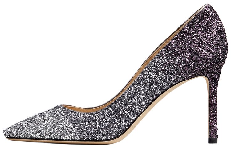 Jimmy Choo Romy 85mm Glitter-effect Pumps