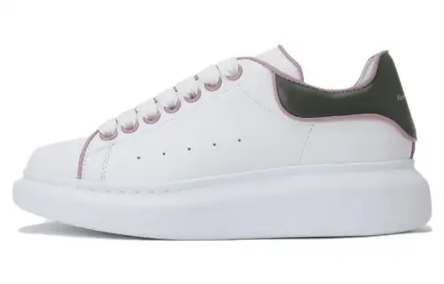 Alexander McQueen Oversized White Military Green Women's