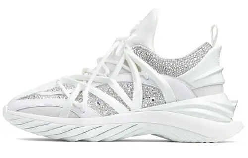 Jimmy Choo Cosmo Crystal Silver Women's