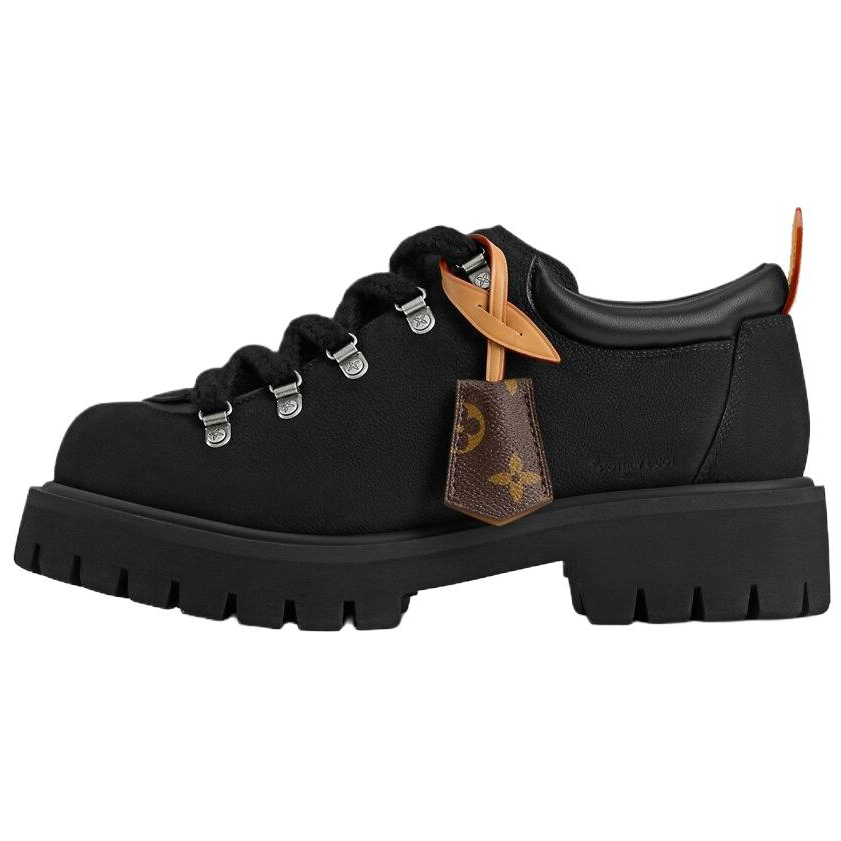 Мужские туфли Louis Vuitton x Nigo (черные)