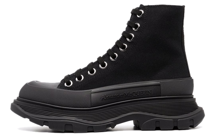 Женские ботинки Alexander McQueen Tread Slick (черные)