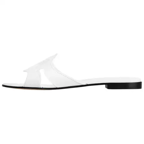 LOUIS VUITTON Isola Slide Slippers Women's White
