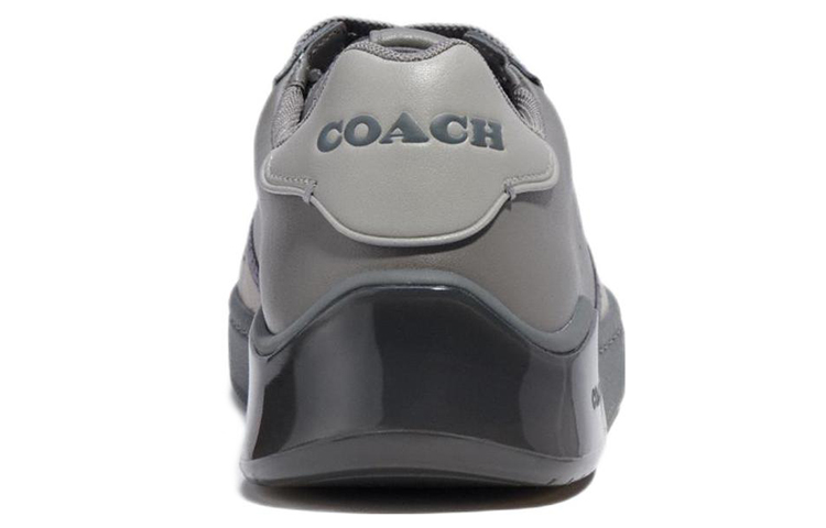 COACH Court Low top Stylish Skateboarding Shoes Men's Gray