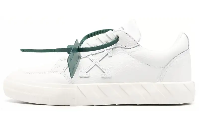 OFF WHITE Vulcanized Low top Stylish Skateboarding Shoes Women's White