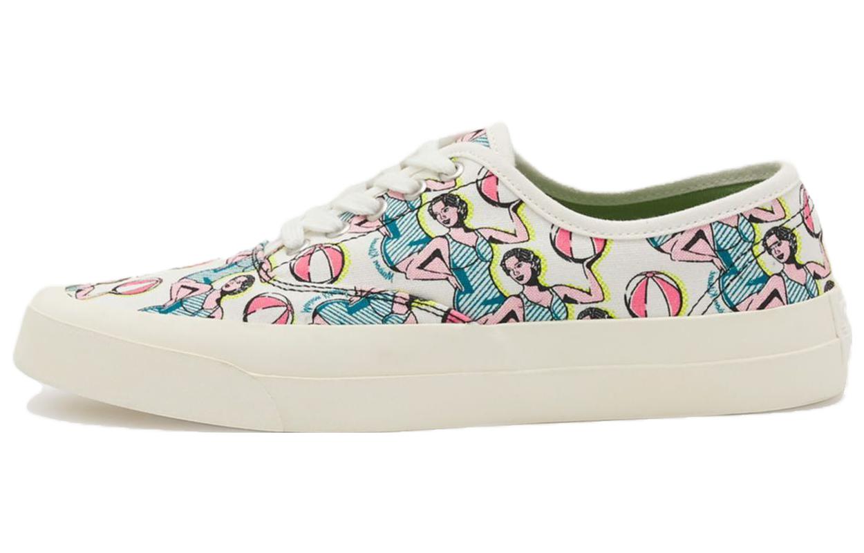 Кеды Maison Kitsune Canvas Sneakers (разноцветные)