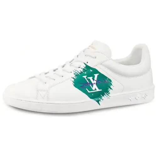 LOUIS VUITTON Luxembourg Sneakers 'White Green'