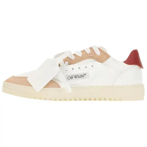 OFF WHITE 5.0 Round Toe Lace Up Sneakers Women's