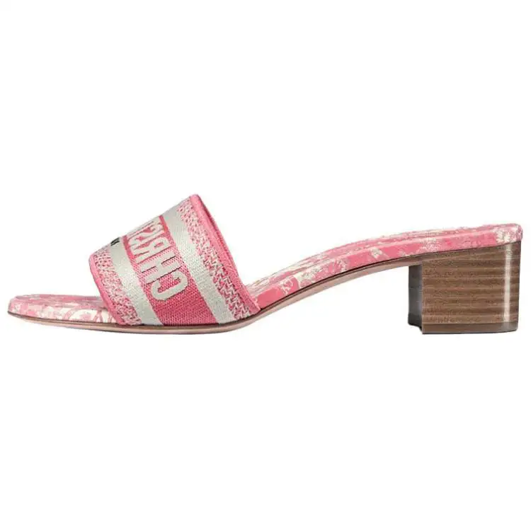 DIOR Dway Slide Slippers Women's Pink