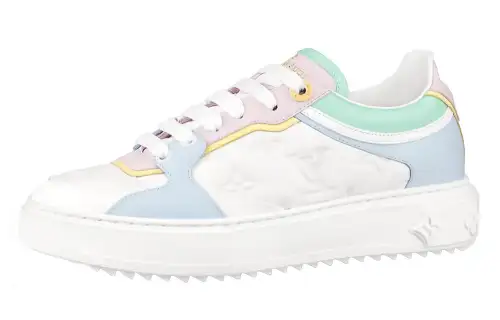 LOUIS VUITTON Time Out Sneakers 'White With Baby Shades' Women's