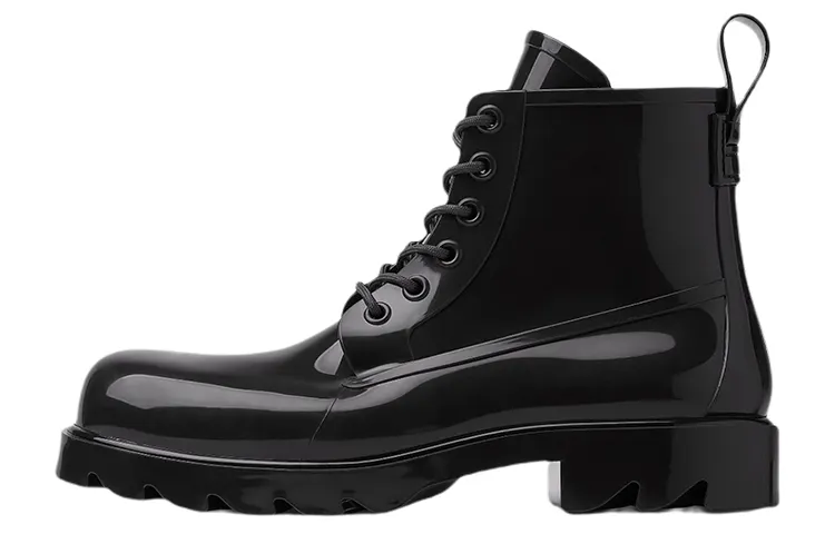 Bottega Veneta Stride Lace Up Ankle Boot Black