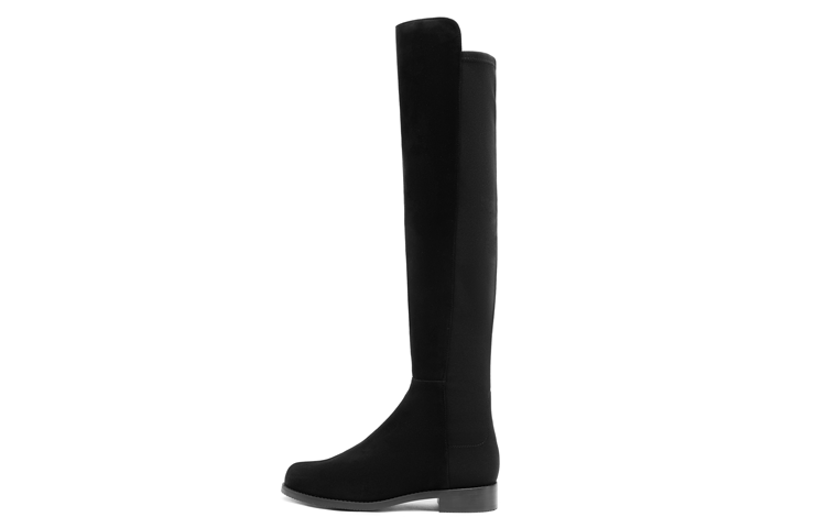Stuart Weitzman/SW 5050 Leather Over The Knee High Boots Women's Black
