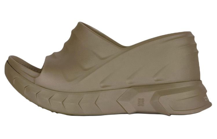 Givenchy One Strap Sandals 12cm Women's Dark Khaki