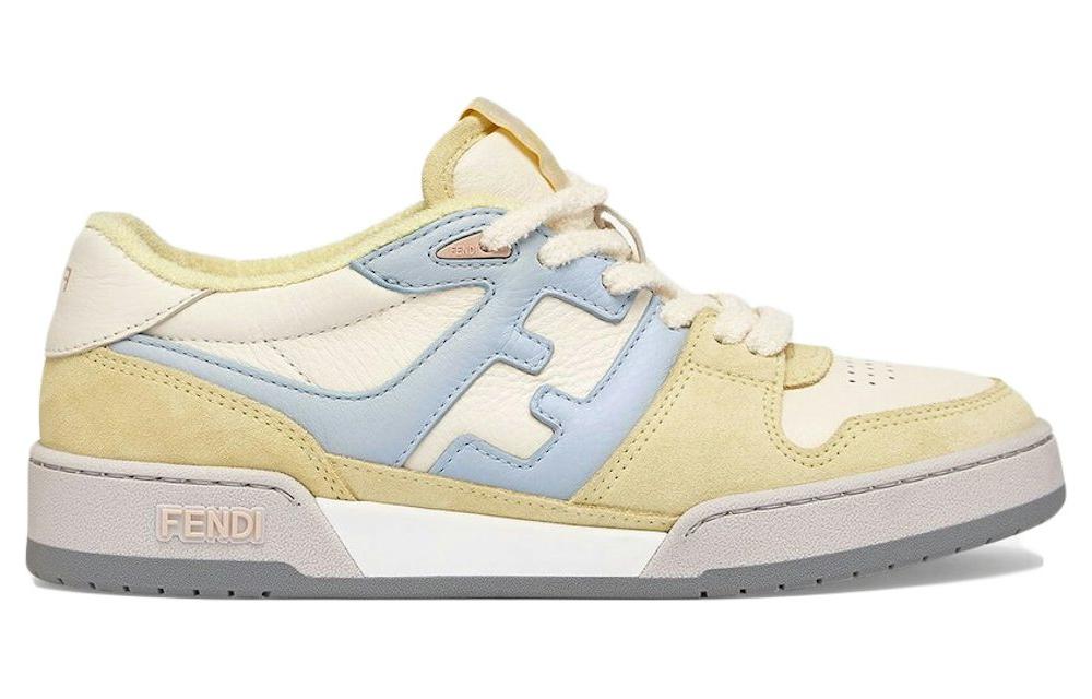FENDI Match Yellow Suede Women's