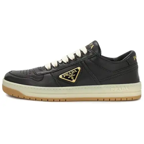 PRADA Downtown Leather Sneakers
