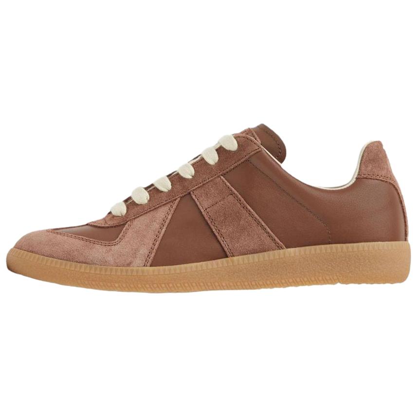 Мужские кеды Maison Margiela Replica (коричневые)