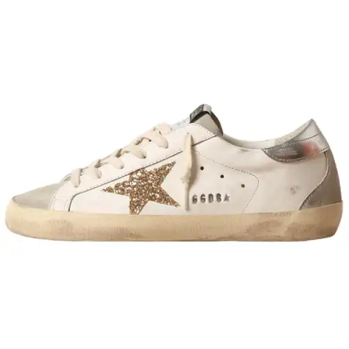 Golden Goose Kids May Leather Sneakers