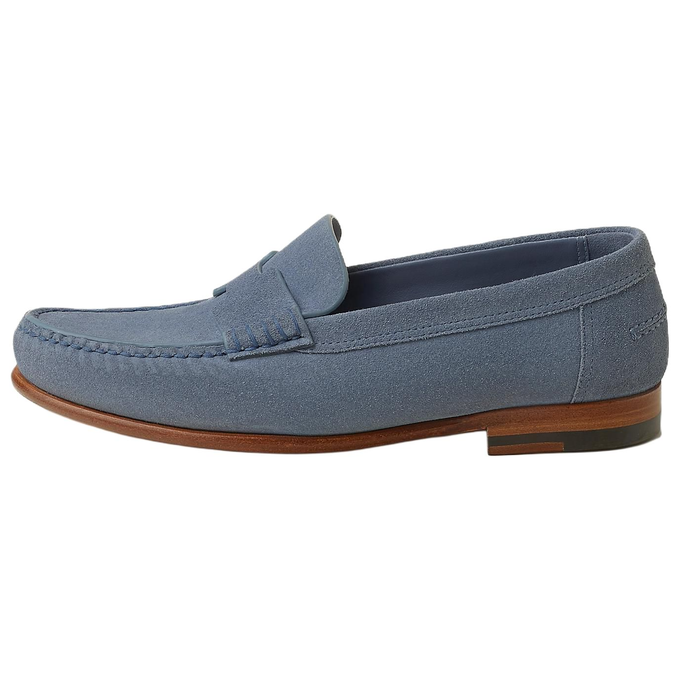 HERMES Kennedy Loafers Women's Blue