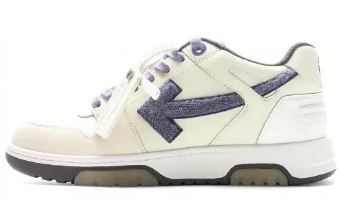 OFF WHITE Out Of Office Low College Off White Purple Chenille